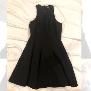 Little black dress with narrow back